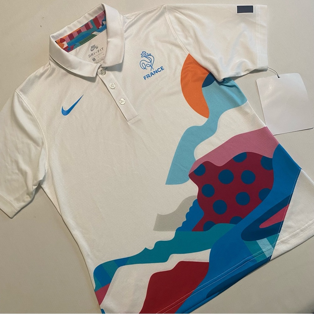 Nike SB Parra France Olympics SAMPLE Polo Women Small Mesh Dri-Fit Shirt